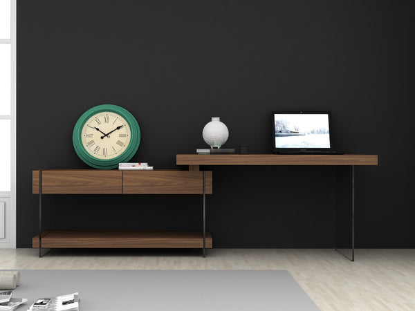 Tayla Desk White High Gloss