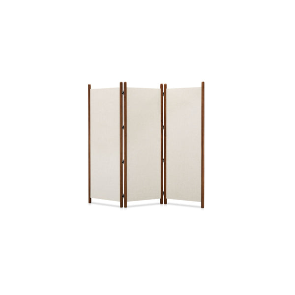 Moe's Enni Screen Off White Linen Divider