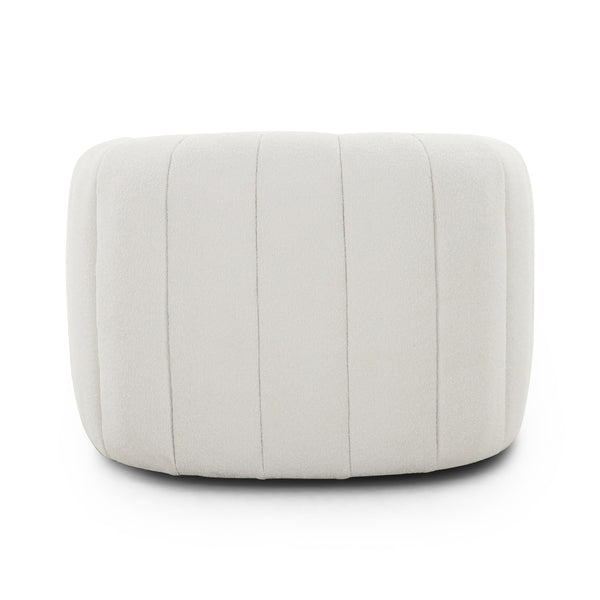 Elliana Swivel Chair In Fiqa Boucle Natural