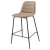 Caleb Fabric Counter Stool In Penta Linen