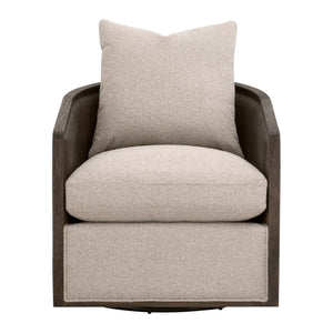McGuire Swivel Club Chair