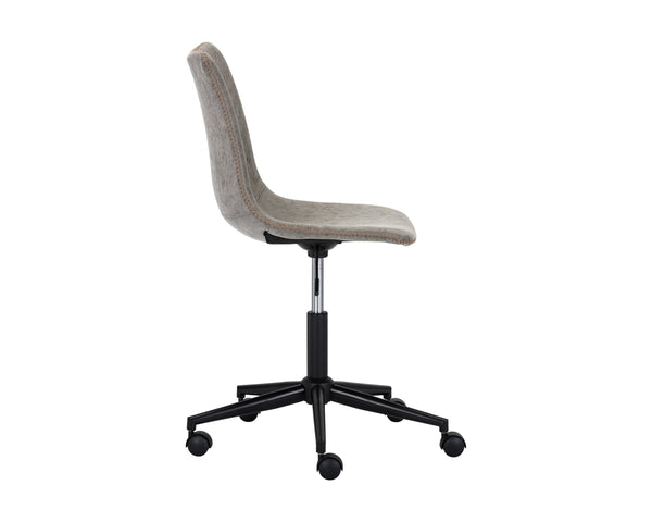 Cal Contemporary Office Chair - Antique Grey