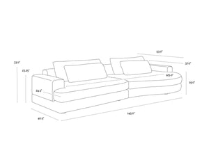 BAELA SOFA - DANNY CREAM