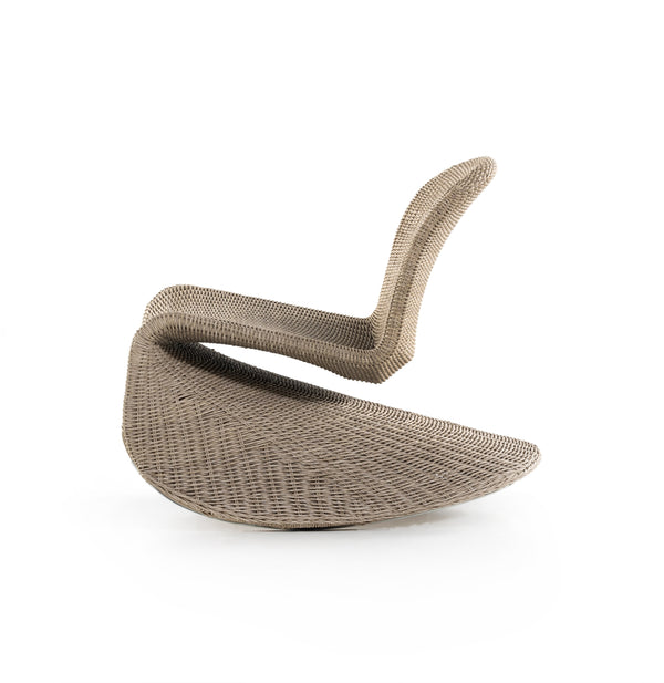 Portia Outdoor Rocking Chair In White