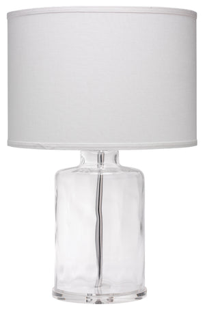 Napa Glass Table Lamp with Linen Shade