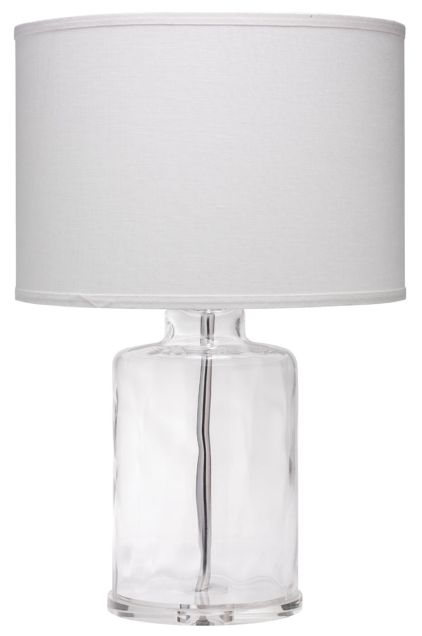 Napa Glass Table Lamp with Linen Shade
