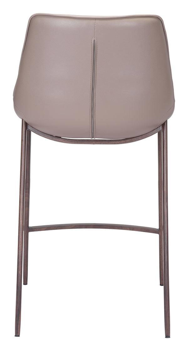 Magnus Counter Stool (Set of 2) Brown & Walnut