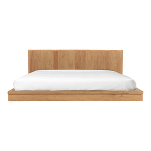 Moe's Plank Collection King Bed in Natural Oak