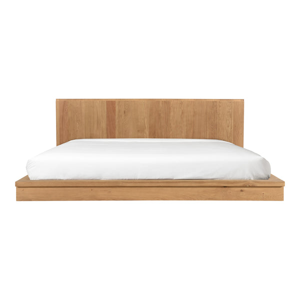 Moe's Plank Collection King Bed in Natural Oak