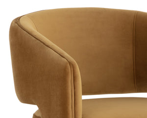 CLAREN OFFICE CHAIR - GOLD SKY