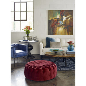 Moe's Lexie Dining Table Black with Rounded Base