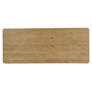 Segment Dining Table Wood Large in Heritage Brown