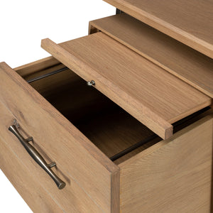 Lauren Desk In Natural Oak Solid