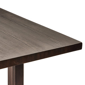 The Arch Dining Table in Medium Brown Fir Veneer