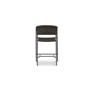 Moe's Zola Outdoor Counter Chair in Dark Brown