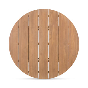 Moe's Delta Round Outdoor Dining Table Natural
