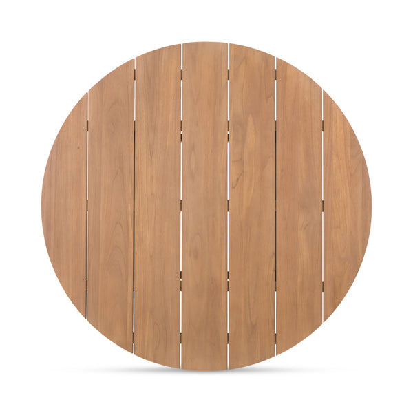 Moe's Delta Round Outdoor Dining Table Natural