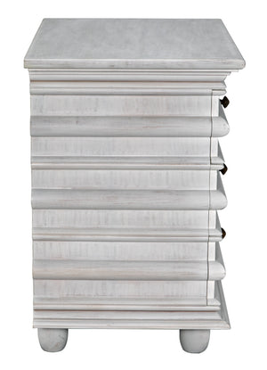 Ascona Side Table, White Wash