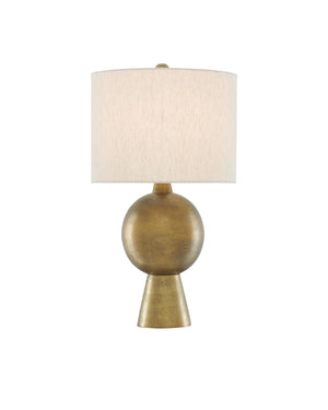 Rami Brass Table Lamp In Antique Brass