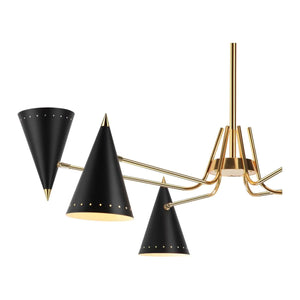 Pointu Chandelier - Black