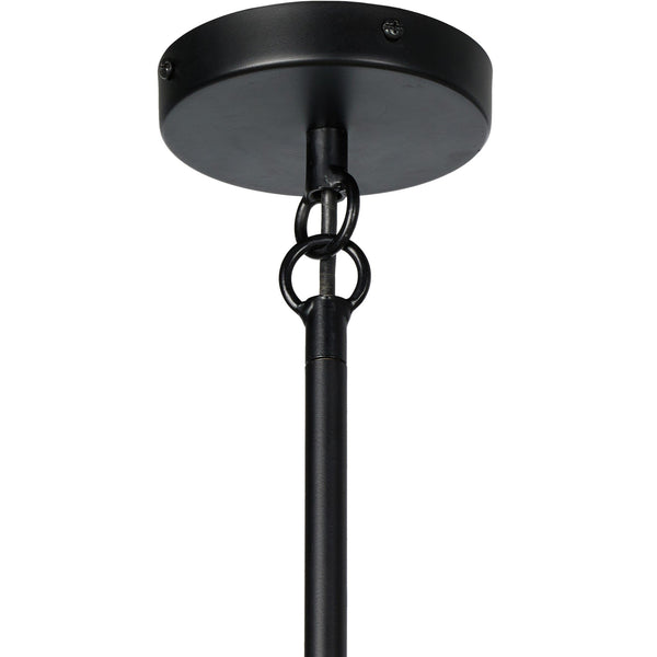 Klaus Chandelier In Jet Black And Aged Brass Iron