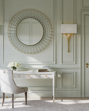 Choisy Wall Sconce In Antique Gold Leaf