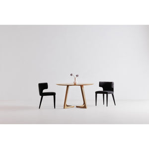 Moe's Godenza Round Dining Table in Natural Oak
