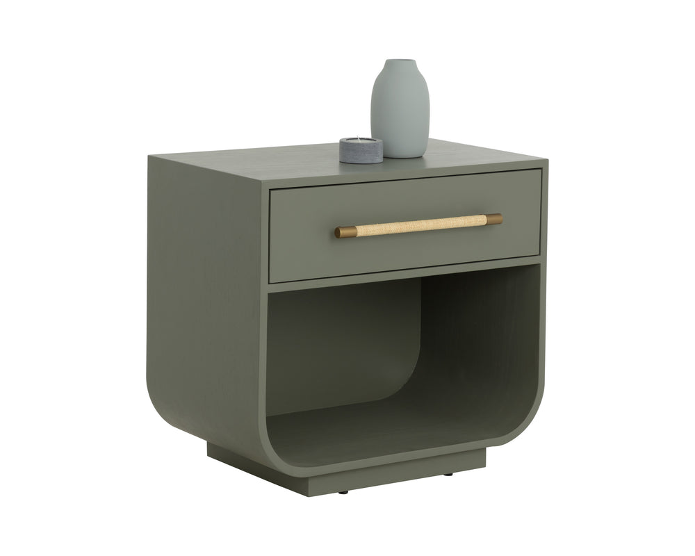 TARRANT NIGHTSTAND - SAGE GREEN