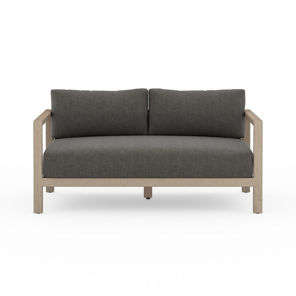 Sonoma Outdoor Sofa In 60" In Brown/Charcoal