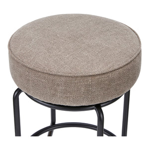Kelsey Swivel Counter Stool with Iron Legs