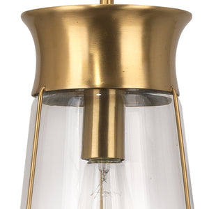 Nara 1-Light Pendant, Antique Brass
