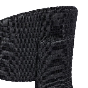 Fae Outdoor Dining Chair in Vintage Coal