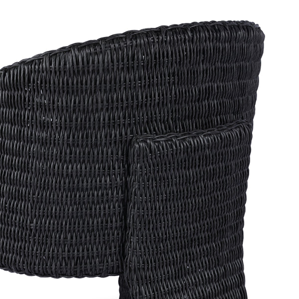 Fae Outdoor Dining Chair in Vintage Coal
