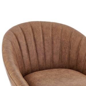 Watson KD PU Counter Stool, Umber Brown