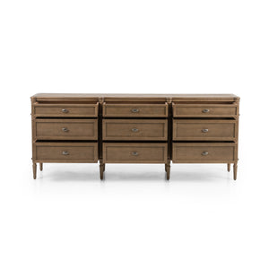 Toulouse 9 Drawer Dresser In Toasted Oak