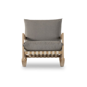 Aiken Outdoor Rocking Chair In Charcoal