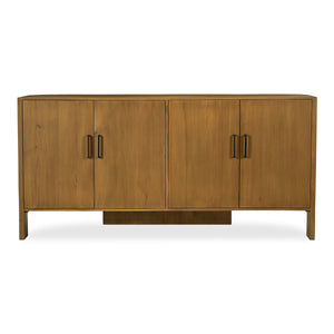 Lachlan Sideboard Brown with Shelves & Drawers