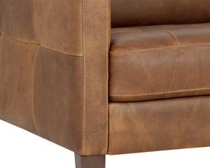 KARMELO ARMCHAIR - COGNAC LEATHER
