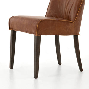 Aria Dining Chair In Sienna Chestnut