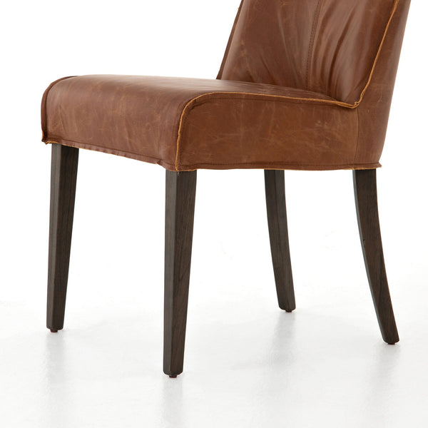 Aria Dining Chair In Sienna Chestnut
