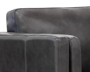 RICHMOND SOFA - BRENTWOOD CHARCOAL LEATHER