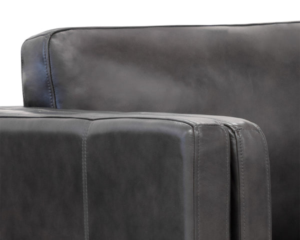 RICHMOND SOFA - BRENTWOOD CHARCOAL LEATHER