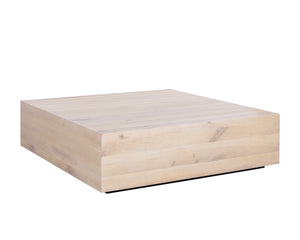 FREZCO COFFEE TABLE - SQUARE - LIGHT OAK