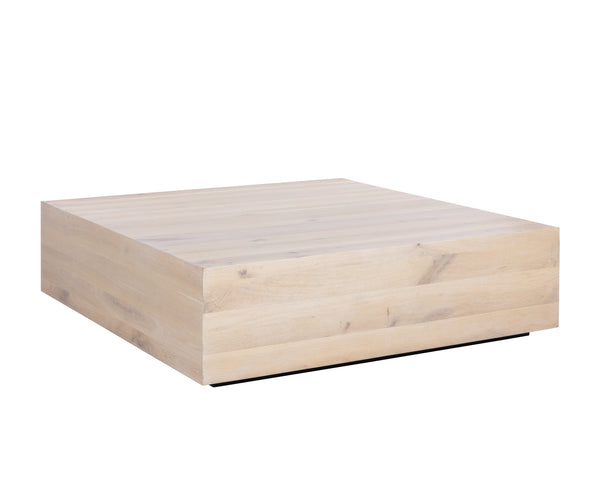 FREZCO COFFEE TABLE - SQUARE - LIGHT OAK