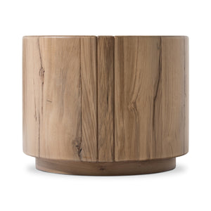 Renan End Table in Natural Reclaimed French