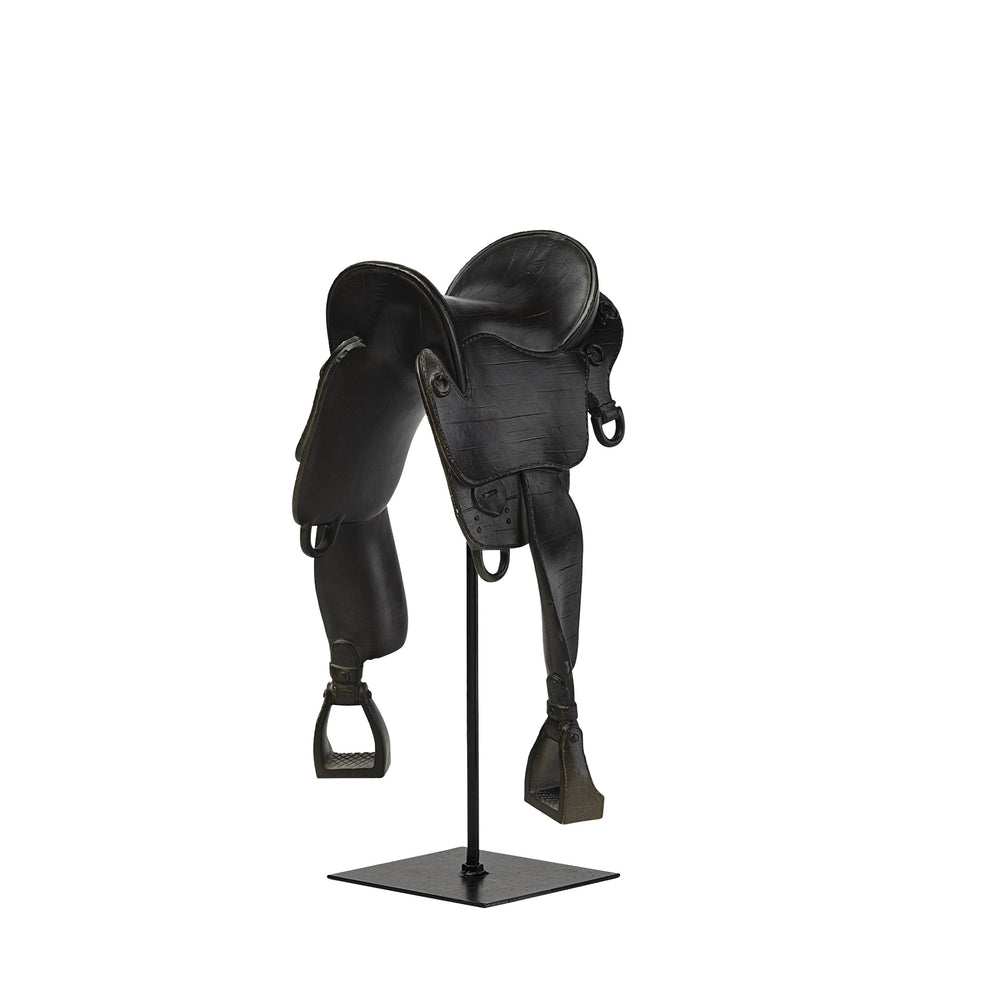 Colt III 8L x 9W Black Equestrian-Inspired English Horse Saddle
