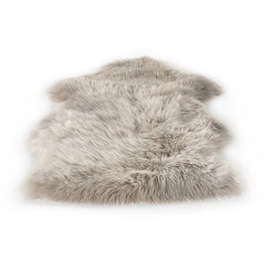Lalo Ombre Throw - Light Grey Ombre