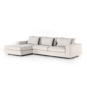 Pierce 2pc W/ Laf Chaise In Pompee Pearl