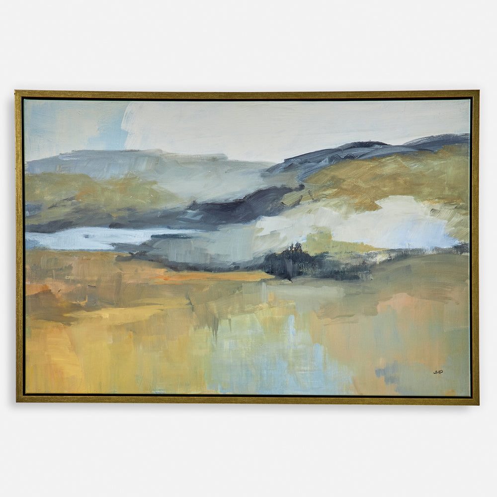 Folded Hills Framed Landscape Art