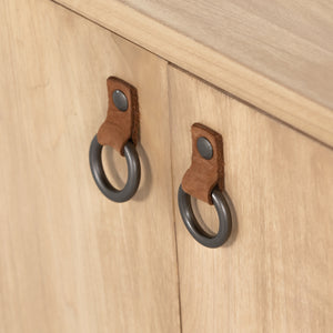 Isador Media Console In Dry Wash Poplar